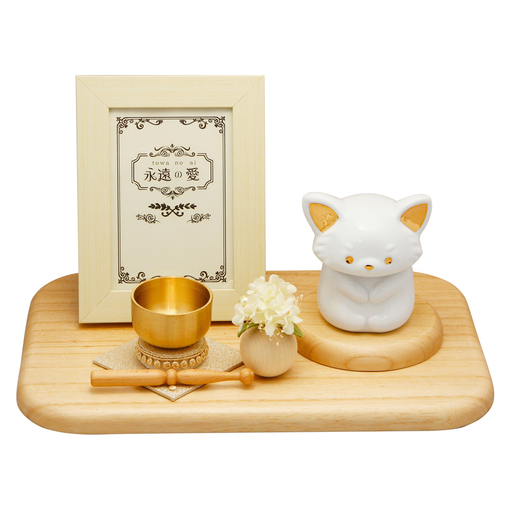 永遠の愛メモリアルセット 大きな立耳犬