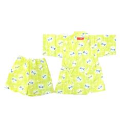 甚平 トンボ柄（黄色）90→120cm