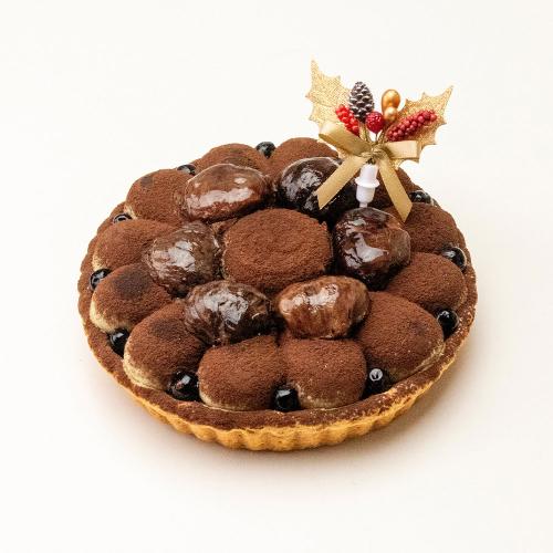 【クリスマス】和栗 モンブランのタルト（15cm：冷凍タイプ）