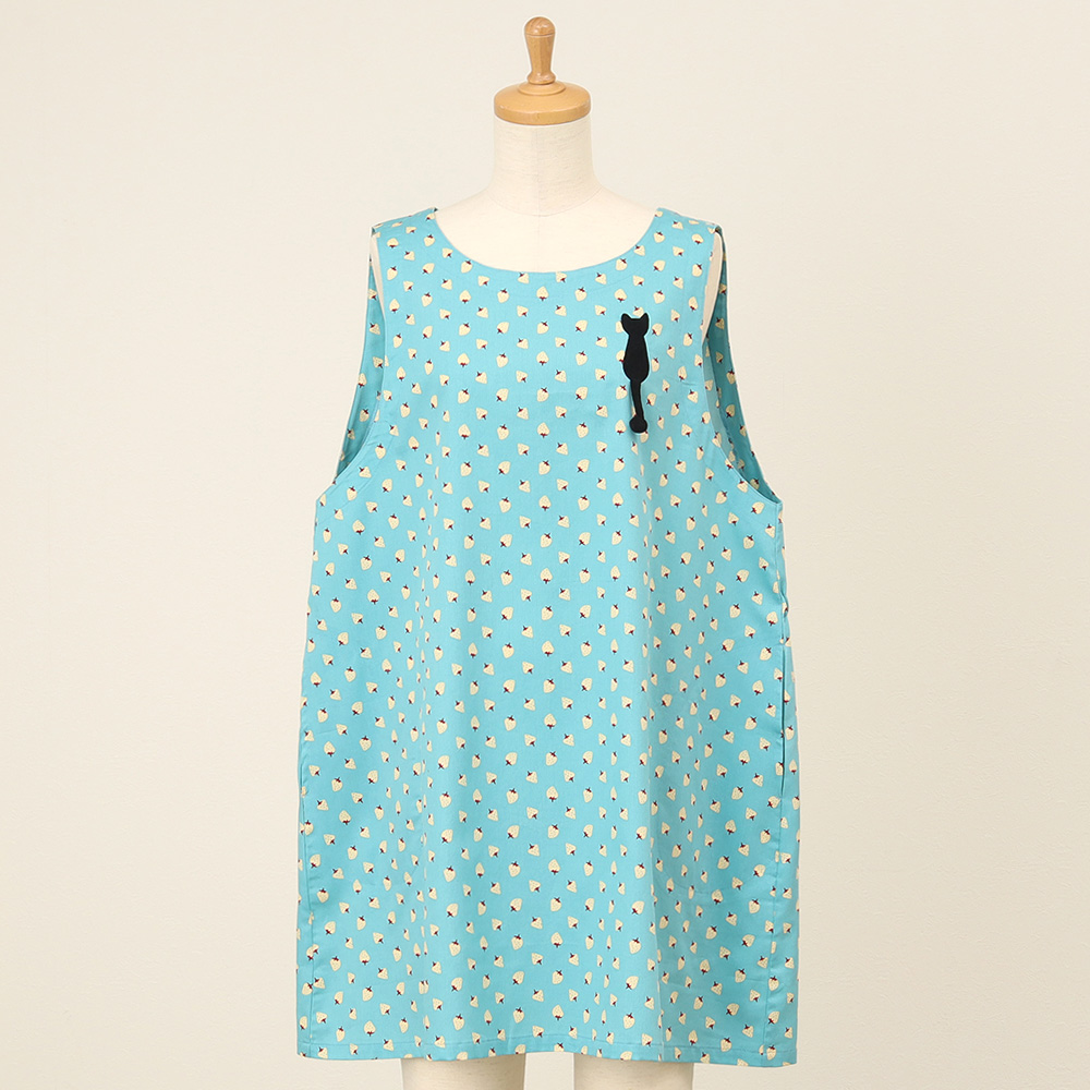 ミニいちご 背付きエプロン