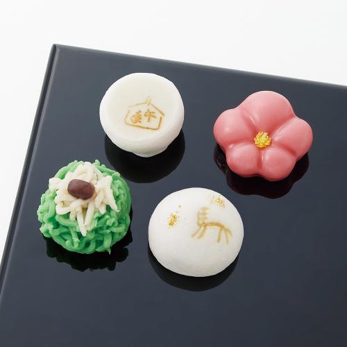 【店頭受取／新宿店】＜塩芳軒＞迎春の生菓子 4個入【12月31日（水）午後4時以降】