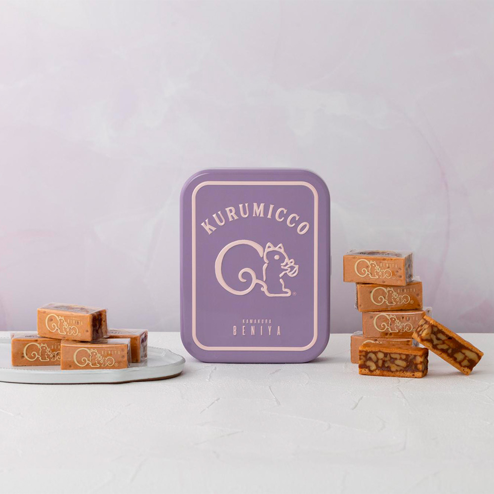 【店頭受取／横浜店／2月23日（月・祝）】クルミッ子 10個入（缶）ライラック【午後3時→午後5時】