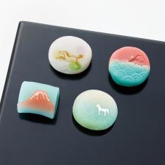 【店頭受取／新宿店】＜二條若狭屋＞迎春の生菓子 4個入【12月31日（水）午後4時以降】