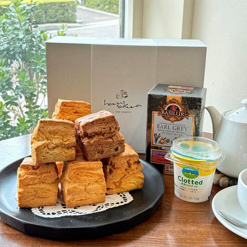 ＜Cafe  haru_sakura okamoto＞haru_sakuraのクリームティーセット