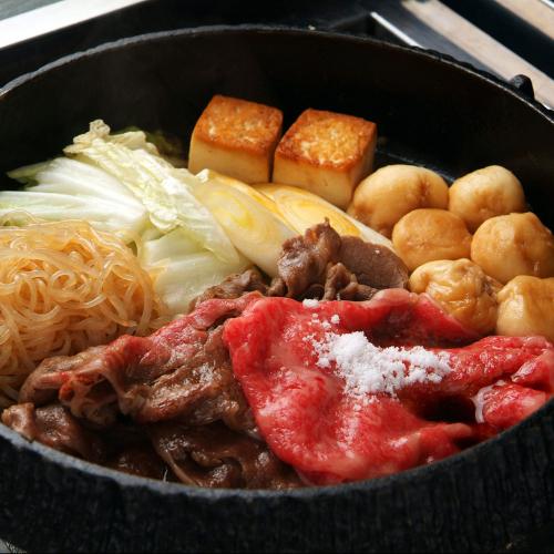 大和榛原牛すき焼き用セット（割下付）
