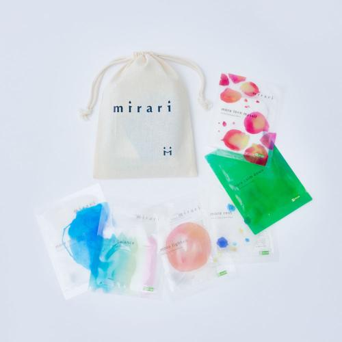 巾着付き ミラリ6種類シートマスクキット