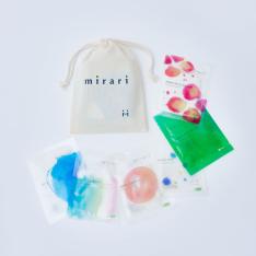 巾着付き ミラリ6種類シートマスクキット