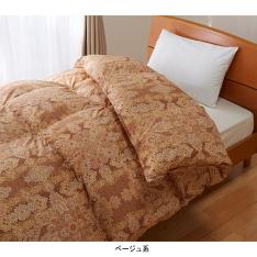 画像◆国内洗浄ホワイトダックダウン90%入 羽毛増量掛ふとん