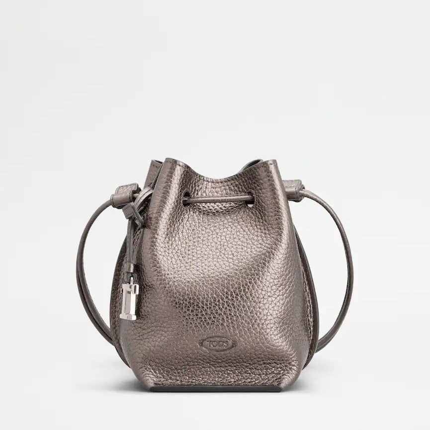 レザー バケット バッグ マイクロ