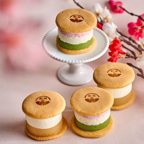 もちもち生どら焼き和かろん。お花見セット4個入り