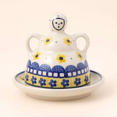 ツェラミカ　イエロー 16cm2枚セット ポーリッシュポタリー ポーランド食器 Ceramika Artystyczna