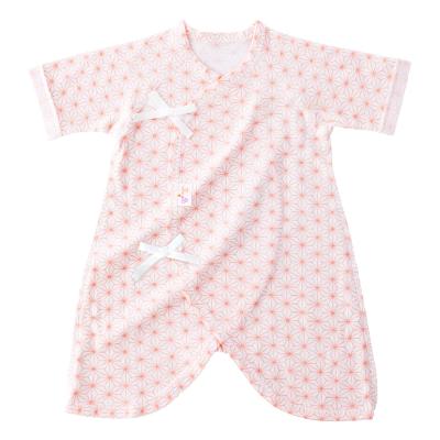 【よりどり】コンビ肌着 麻の葉 50～60cm　ピンク