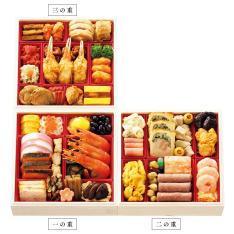 〈札幌グランドホテル〉和洋中おせち料理　福の宴　三段重