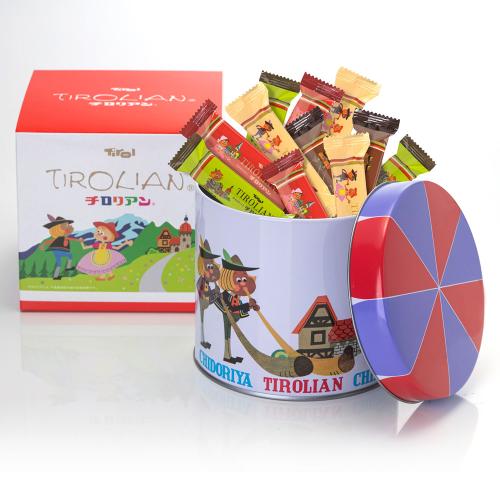 チロリアン丸缶