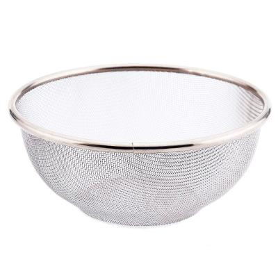 【よりどり】ステンレスざる　19.5cm