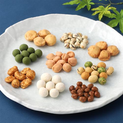 【父の日届け専用】お父さん好みの豆菓子 9種（父の日掛け紙付）