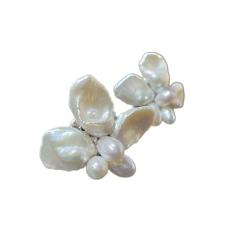 方花淡水ケシパールイヤリング