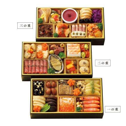 洋風おせち料理三段重