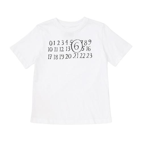 クルーネックロゴ入りTシャツ（ホワイト） 8Y（130cm）→16Y（170cm）