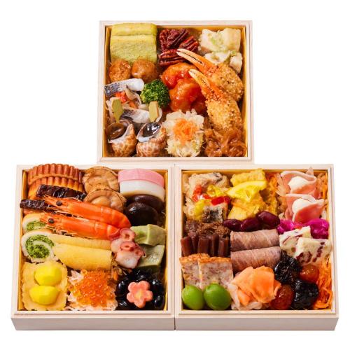 〈北のシェフ〉「彩(いろどり)」和洋中三段重