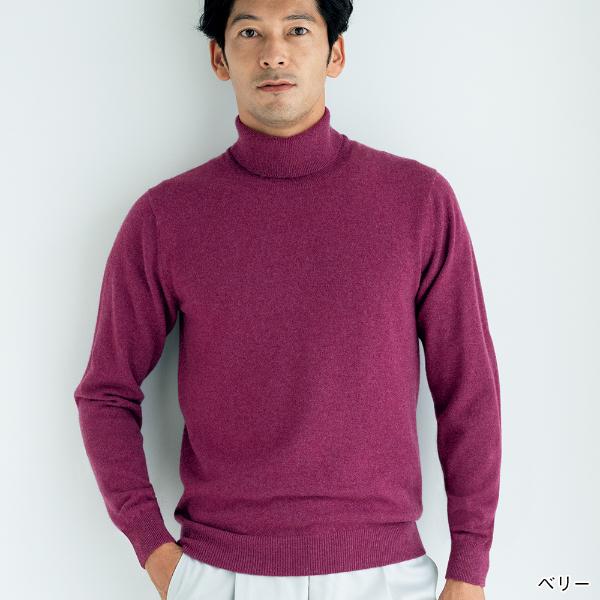 タカシマヤ　高島屋　高級　メンズ　セーター　シルク　カシミヤ　上質　ニット　長袖