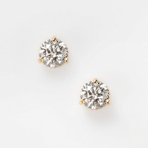 K18ダイヤモンドピアス（0.1ct）