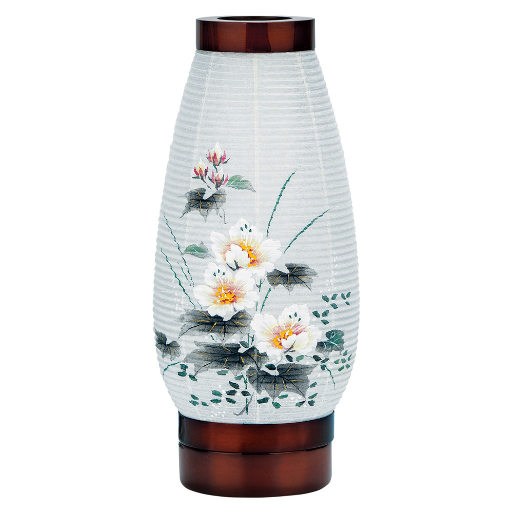 創作行灯 楮和紙張 天花（芙蓉）（組立済）
