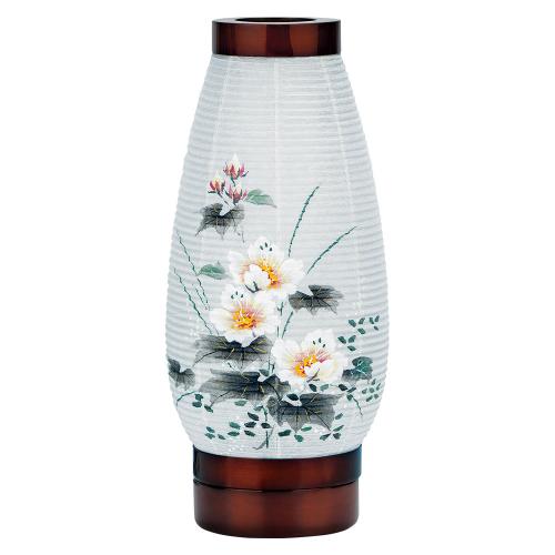 創作行灯 楮和紙張 天花（芙蓉）（組立済）