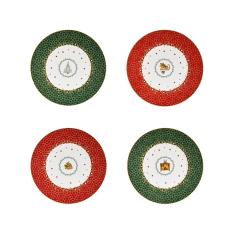 ノエル デザートプレート21cm 4枚セット