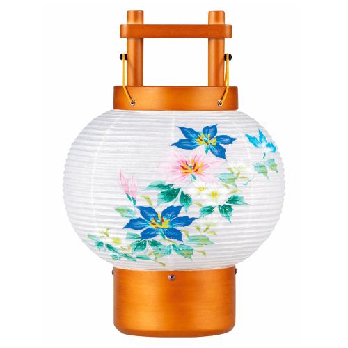 創作行灯 楮和紙張 道あかり（鉄線）