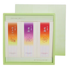 京線香Mケース3種(京桜・金閣・のきば) 紙箱詰合せ