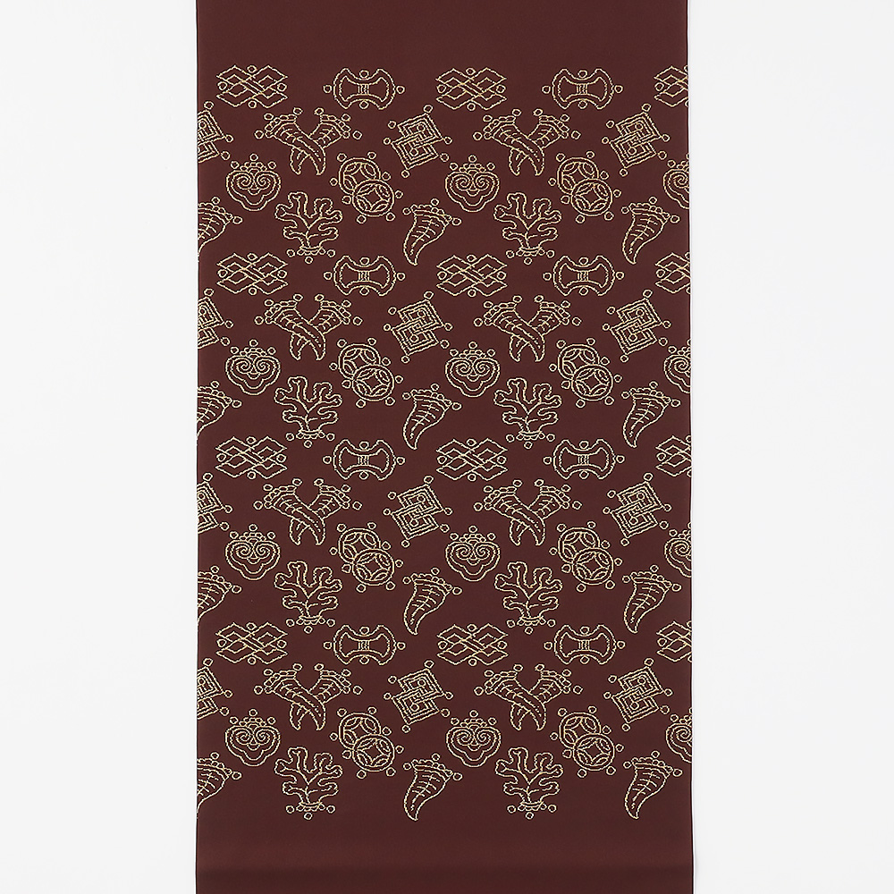 袋帯 「聚宝錦」 紫 （未仕立て品）