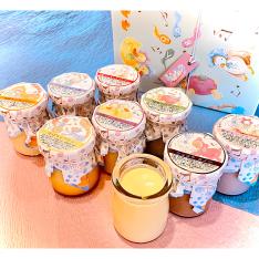 〈成城プリン〉9個詰合せ（動物ベビー柄パッケージ）