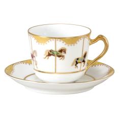 回転木馬　うまくゆく　コーヒーカップ＆ソーサー