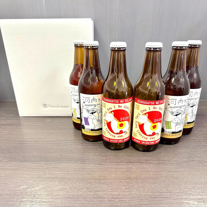 河内乃えーる干支ビール入り6本セット
