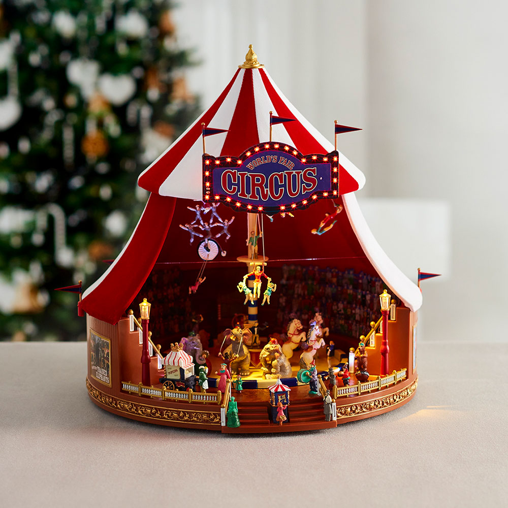 ★ミスター クリスマス ワールドフェア ビッグトップ サーカス ゴールドラベル ミスタークリスマス サーカス オルゴール ビッグトップ ゴールドラベル