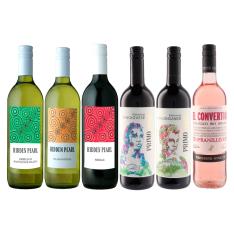 保存簡単 ロゼ入りスクリューキャップワイン6本セット