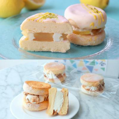 夏限定フレーバー・瀬戸内レモン入りパンケーキサンドBOX10個入