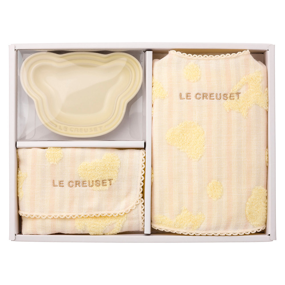 Le Creusetル・クルーゼ☆ベビー今治おくるみセット