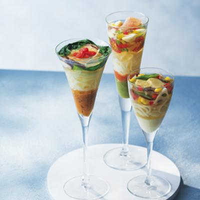 〈shojin 宗胡×フレンチレストラン ラペ×赤坂璃宮〉3シェフコラボ 夏の冷製デリ