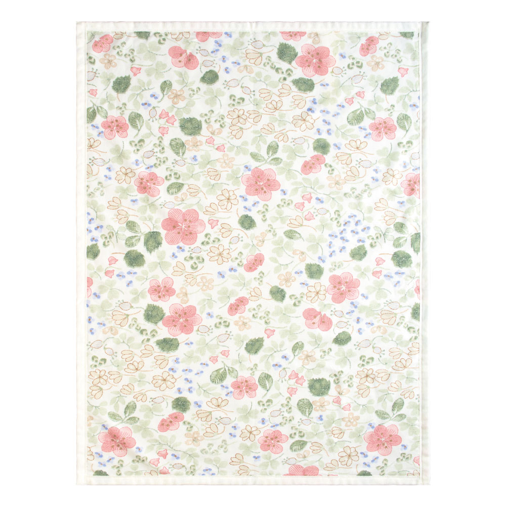 野いちご柄ハーフパイルケット