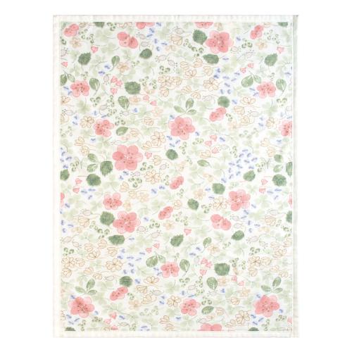 野いちご柄ハーフパイルケット