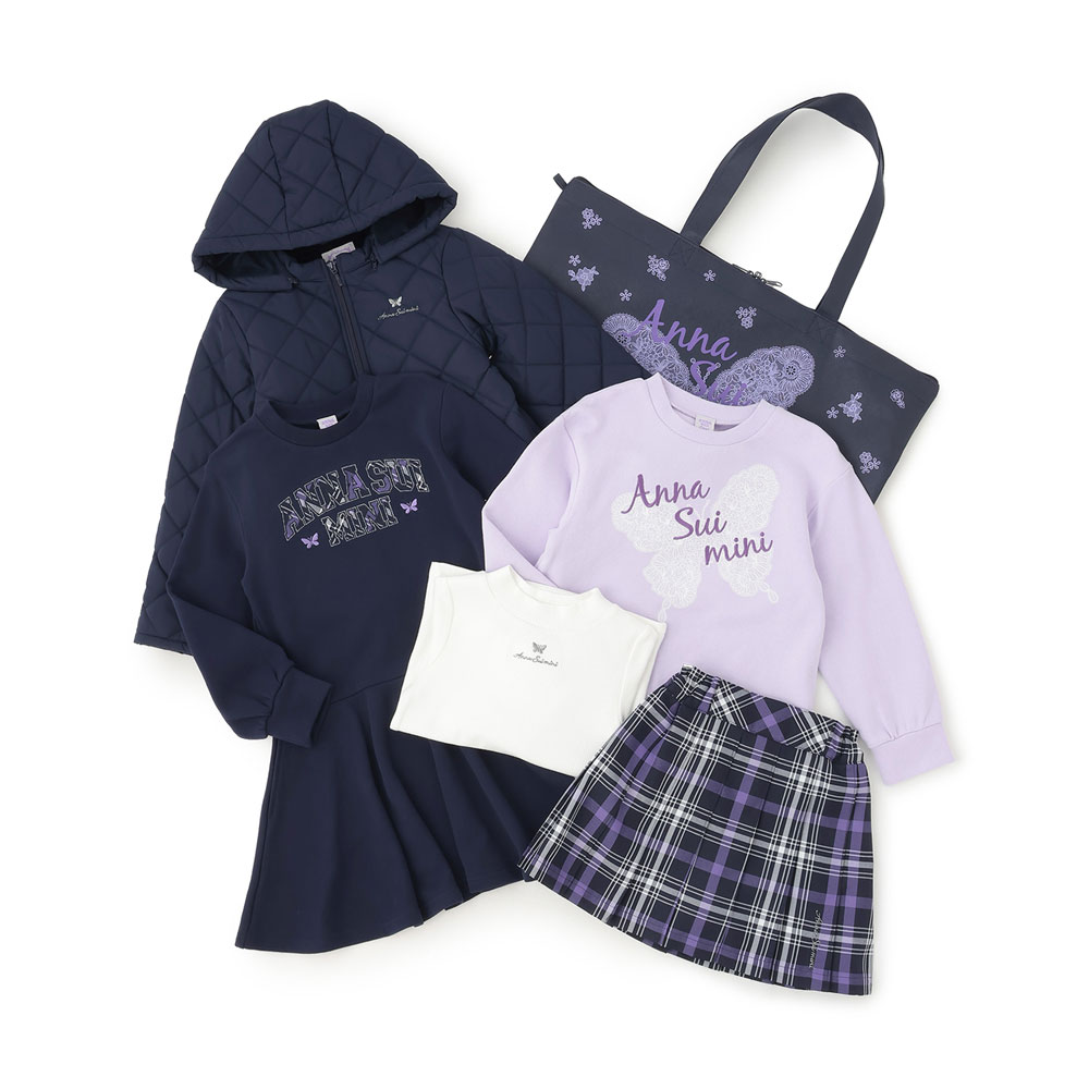 ANNA SUI mini（アナスイ ミニ）　アナスイミニ2027年福袋A 5点セット 120cm→160cm