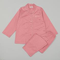 婦人サテンドット柄パジャマ M→L