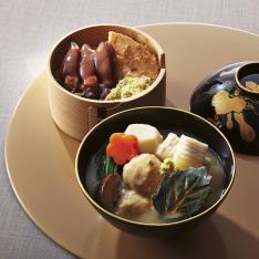 〈能登・和倉温泉 加賀屋〉治部煮・わっぱごはん