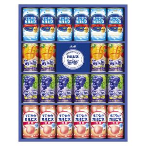 カルピスギフト 4ケース　カルピス希釈用12本　缶ジュース60本　ラ・フランス カルピスギフト 4ケース カルピス希釈用12本 缶ジュース60本 ラ