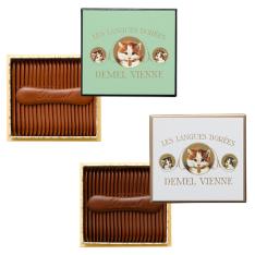ソリッドチョコ猫ラベル ミルク・ヘーゼルナッツ セット