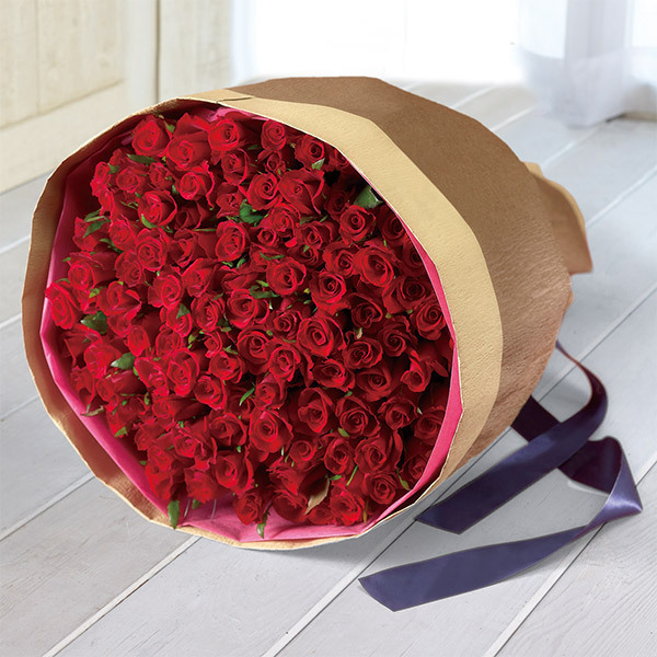 生花 バラの花束 真紅 商品詳細 高島屋オンラインストア