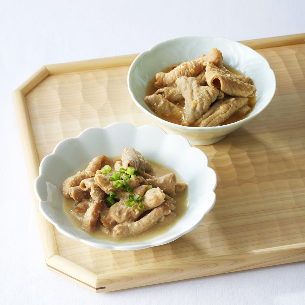 だるま食堂のもつ煮味くらべセット