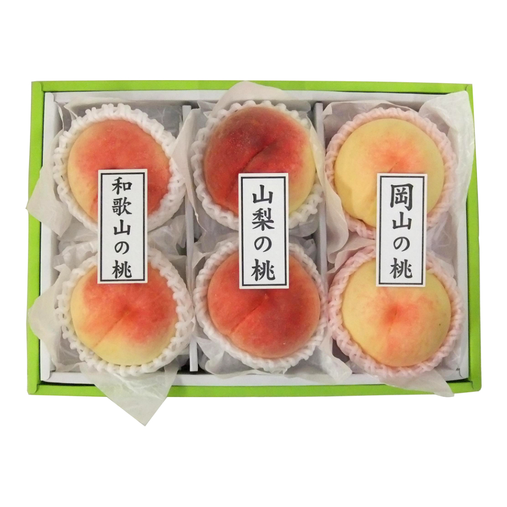 三産地　桃食べ比べ